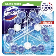 Środki do WC - Domestos KOSTKA TRIO POWER5 OCEAN 3X55G sklep dla firm 9221077 - miniaturka - grafika 1