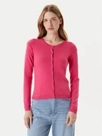 Swetry damskie - United Colors Of Benetton Kardigan 1091D5558 Różowy Regular Fit - miniaturka - grafika 1