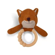 Gryzaki dla dzieci - Filibabba Gryzak Silikonowy Z Grzechotką Lisek - miniaturka - grafika 1