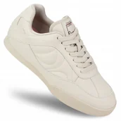 Sneakersy damskie - Buty sportowe damskie Daniel Lopez skórzane SNEAKERSY beżowe SS2D4020 41 - miniaturka - grafika 1