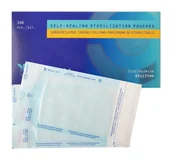 Kosmetyczne akcesoria jednorazowe - Torebki do sterylizacji w autoklawie 90x135mm 200szt Medal - miniaturka - grafika 1