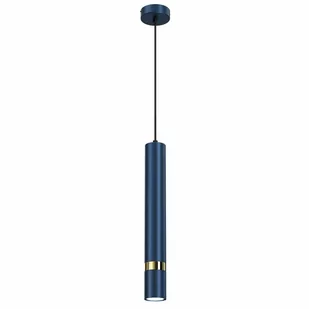 Milagro Lampa wisząca JOKER NAVY BLUE/GOLD 1xGU10 MLP7725 - Lampy sufitowe - miniaturka - grafika 1