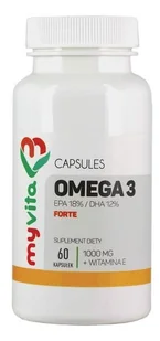 MYVITA Omega 3 Forte 60kap - Witaminy i minerały dla sportowców - miniaturka - grafika 2