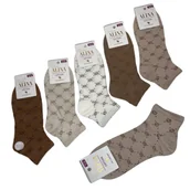 Skarpetki damskie - Skarpetki damskie bawełniane za kostkę mix kolorów 5-pak 35-38 - miniaturka - grafika 1
