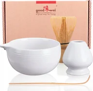 Herbata - Zestaw Do Herbaty Matcha Z Ceramiczną Miską Herbaty Matcha Miska Akcesoria - miniaturka - grafika 1