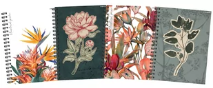 kołozeszyt flowers a4 - Zeszyty szkolne - miniaturka - grafika 1