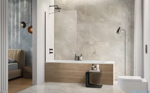 Radaway Modo New Brushed GunMetal  Pnj parawan nawannowy 60cm L/P szczotkowany grafit 10006060-92-01 - Akcesoria do armatury i ceramiki - miniaturka - grafika 3