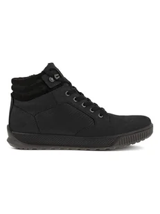 Ecco Skórzane sneakersy "Bypath Tred" w kolorze czarnym - Trampki męskie - miniaturka - grafika 1