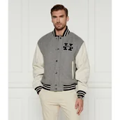 Kurtki męskie - Tommy Hilfiger Wełniana kurtka | Regular Fit | z dodatkiem skóry - miniaturka - grafika 1