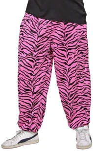Widmann 9568P - 80-er Jahre Hose mit Zebra Muster, pink - Stroje karnawałowe - miniaturka - grafika 1