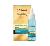 Serum do twarzy - Soraya Złoty Lifting Regenerujące serum przeciwzmarszczkowe 60+ 30ml - miniaturka - grafika 1