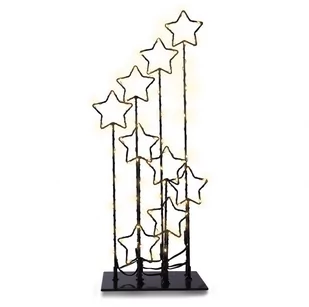 DecoKing DecoKing - Dekoracja LED na podstawie - Gwiazdki - Dekoracje domu - miniaturka - grafika 1