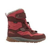 Buty dla dziewczynek - Dziecięce buty zimowe Jack Wolfskin POLAR BEAR-G TEXAPORE HIGH VC K Dark Mahogany - 29 - miniaturka - grafika 1