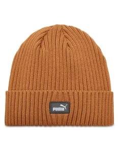 Puma Czapka Classic Cuff Beanie 024826 05 Brązowy - Czapki damskie - miniaturka - grafika 1