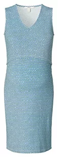 ESPRIT Maternity Sukienka z dżerseju w kwiaty z funkcją karmienia, Pastel Blue - 435, XL - Sukienki ciążowe - miniaturka - grafika 1