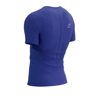 COMPRESSPORT Koszulka biegowa RACING SS T-SHIRT dazz blue - Bielizna sportowa męska - miniaturka - grafika 6