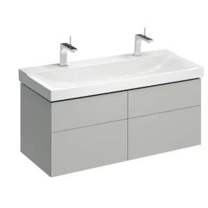 GEBERIT GEBERIT 500.518.00.1 Szafka Xeno2 pod umywalkę 120 cm 4 szuflady ciepły szary mat - Szafki łazienkowe - miniaturka - grafika 1