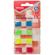 Etykiety samoprzylepne i bloki etykiet - Office products Zakładki indeksujące PP, standard, 12x43mm, 4x35 kart., blister, mix kolorów 14223224-99 - miniaturka - grafika 1