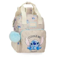 Plecaki szkolne i tornistry - Joumma Disney Stitch Cuddle Me Happy Plecak Przedszkole Beżowy 23x28x10 cm Poliester, beż, Talla única, plecak przedszkolny - miniaturka - grafika 1