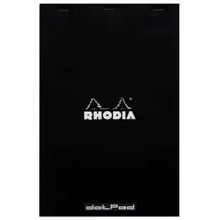 Blok Rhodia N°19 A4+ 21x31,8 cm, kropki, czarny - Notesy i bloczki - miniaturka - grafika 1