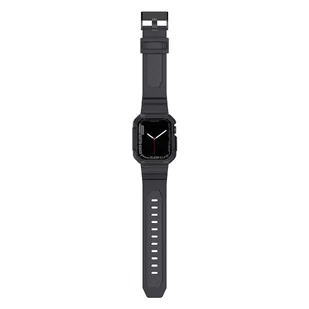 Kingxbar CYF106 2w1 pasek Apple Watch SE, 8, 7, 6, 5, 4, 3, 2, 1 (41, 40, 38 mm) z wbudowanym etui szary - Akcesoria do smartwatchy - miniaturka - grafika 9