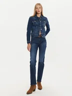 Spodnie damskie - Mustang Jeansy Crosby 1015567 Granatowy Straight Fit - miniaturka - grafika 1