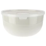 Miski i półmiski - Miseczka 1,2 l z pokrywką szary beż - miniaturka - grafika 1