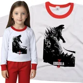 Piżamy dla dziewczynek - Piżama dziecięca Godzilla Potwór 86/92 - VoloDonum - miniaturka - grafika 1