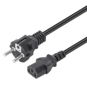 Kable komputerowe i do monitorów - Manhattan 308700 kabel zasilające Czarny 5 m CEE7/7 IEC C13 - miniaturka - grafika 1