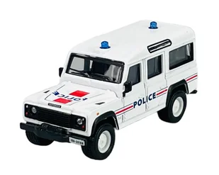 BBURAGO EMERGENCY LAND ROVER DEFENDER 110 POLICJA 1:47 32003 - Samochody i pojazdy dla dzieci - miniaturka - grafika 1