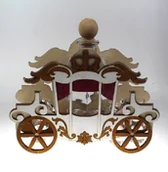 Miseczki i talerzyki dla dzieci - Pigmejka Karafka na alkohol - kareta PIGMEJKA, 500 ml + 6 szt. kieliszków - miniaturka - grafika 1