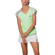 Koszulki i topy damskie - Mizuno Koszulka damska z nadrukiem, Techno Green, M - miniaturka - grafika 1