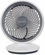 Wentylatory - Orava SF-5 mini stolní ventilátor, 4 W, oscilace, USB nabíjení, 3 rychlosti, průměr 15 cm - miniaturka - grafika 1
