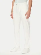Spodnie męskie - Blend Spodnie materiałowe 20718408 Biały Regular Fit - miniaturka - grafika 1