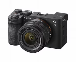 Sony A7C II Czarny z ob. 28-60mm f/4-5.6 (ILCE-7CM2LB) - Aparaty Cyfrowe - miniaturka - grafika 1