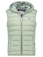 Kamizelki damskie - Geographical Norway Kamizelka pikowana "Vatikotal" w kolorze miętowym - miniaturka - grafika 1