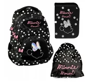 Plecaki szkolne i tornistry - PLECAK+PIÓRNIK+WOREK MINNIE MOUSE DM23KK PASO - miniaturka - grafika 1