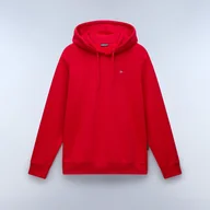 Bluzy męskie - Męska Bluza NAPAPIJRI BALIS HOOD NP0A4FQVR061 – Czerwony - miniaturka - grafika 1
