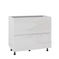 Meble kuchenne - Rimini Szafka Dolna Ds-90-2W_1Wew_Blum Biały Połysk - miniaturka - grafika 1