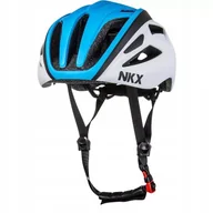 Kaski rowerowe - Kask Rowerowy NKX Urban Biało-Niebieski L/XL - miniaturka - grafika 1