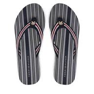 Klapki i japonki damskie - Japonki Tommy Hilfiger FW0FW08371 Granatowy - miniaturka - grafika 1