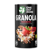 Płatki śniadaniowe i musli - Granola Proteinowa OneDayMore 450g tuba - miniaturka - grafika 1