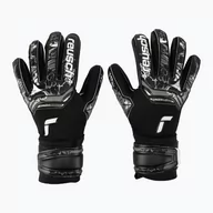 Piłka nożna - Rękawice bramkarskie Reusch Attrakt Infinity Finger Support black - miniaturka - grafika 1