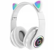Słuchawki - EXTRALINK KIDS KOCIE USZY BIAŁE PRO - miniaturka - grafika 1