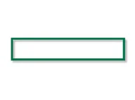 Systemy ekspozycyjne i znaki informacyjne - Magnetoplan Koszulka magnetyczna 319x52mm ramka zielona 5szt 1131805 - miniaturka - grafika 1