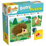 Układanki dla dzieci - Liscianigiochi Puzzle Carotina Baby 8 x 4 elementy W lesie DARMOWA DOSTAWA OD 199 ZŁ! GXP-646350 - miniaturka - grafika 1