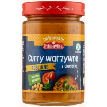 PRIMAVIKA Danie Roślinne Curry Warzywne z Cieciorką bezglutenowe 300g - - Szybkie dania obiadowe - miniaturka - grafika 2