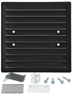 Kratki wentylacyjne - Un Kratka Metalowa 150*150Mm Uchwyt Rozprężny Czarna KRA 303-4 CZ 1110003666550 - miniaturka - grafika 1