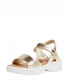 Paski - Guess Sandałki Dziewczęce Z Zapięciem Na Pasek Złote 28 Gpa - miniaturka - grafika 1