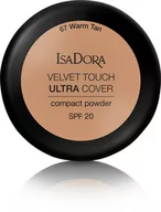 Pudry do twarzy - IsaDora Velvet Touch Ultra Cover Compact Power SPF 20 67 Warm Tan - miniaturka - grafika 1